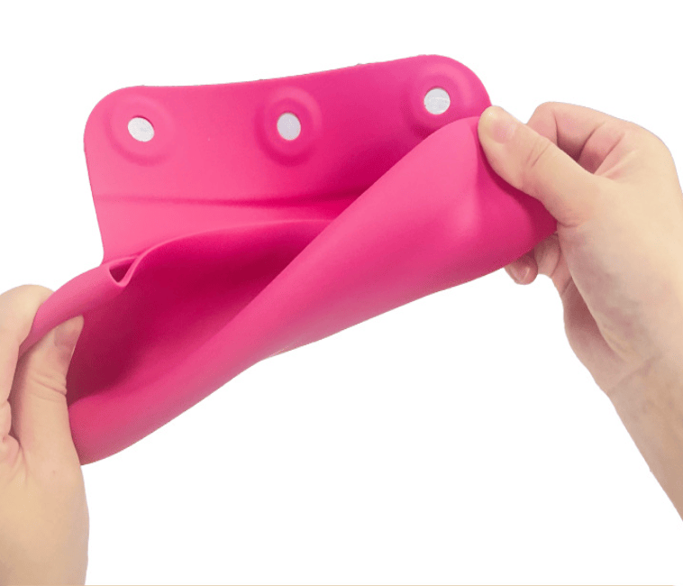 Silicone Makeup Brush Holder Travel Cosmetic Bag