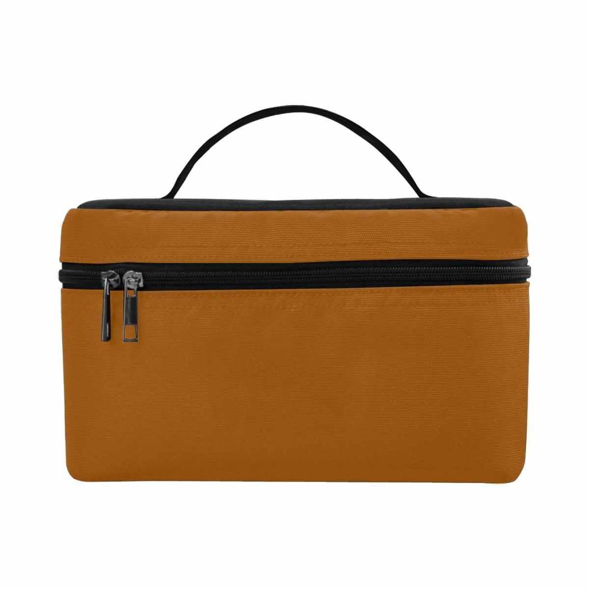 Cosmetic Bag, Brown Travel Case
