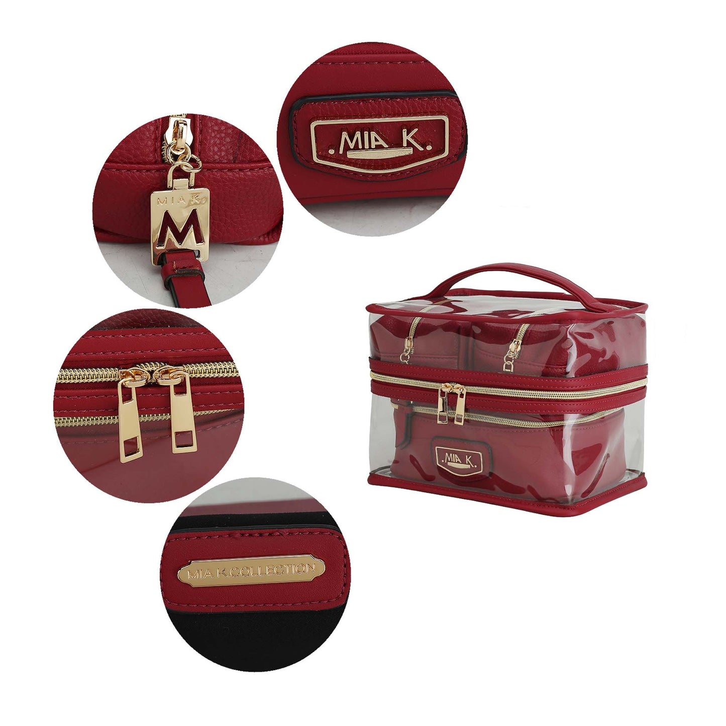 MKF Collection Emma Cosmetic 4 Pc Set by Mia K