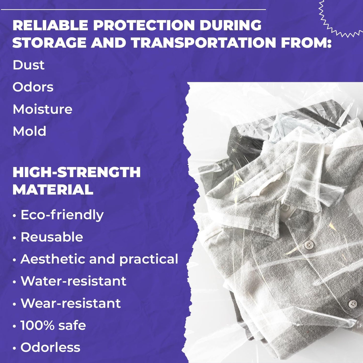 Clear Drawstring Bag, 18 x 24 Inches. Pack of 50 Clear Plastic Drawstring Bags. 2 Mil Drawstring Clear Plastic Bags. Waterproof Clear Plastic Bags Drawstring for Cosmetics, Toiletries