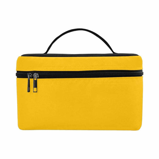 Cosmetic Bag, Amber Orange Travel Case